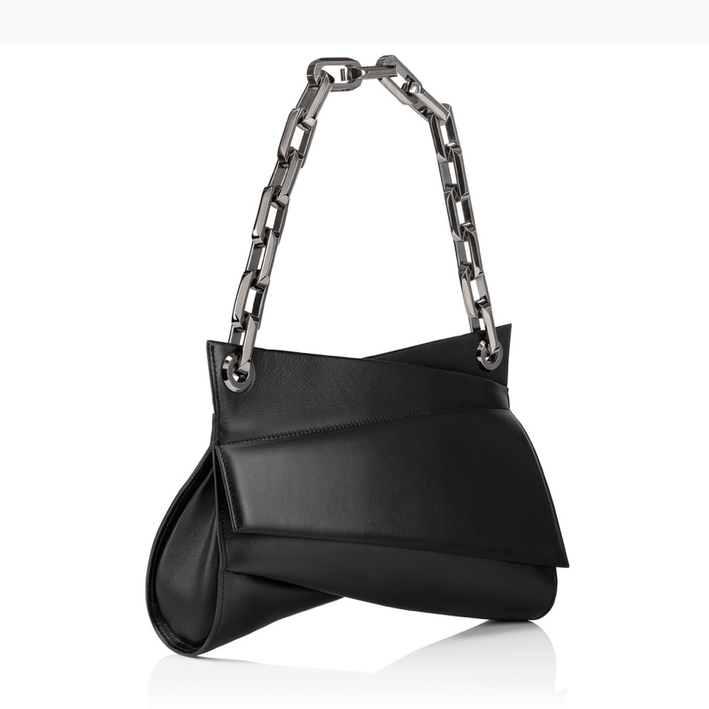 NWOT Christian Louboutin
Loubitwist Chain Shoulder Bag in black Leather - Picture 2 of 10